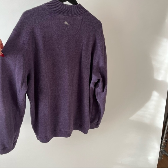 Tommy Bahama Flipshore Half-Zip Reversible Sweatshirt - Picture 9 of 12
